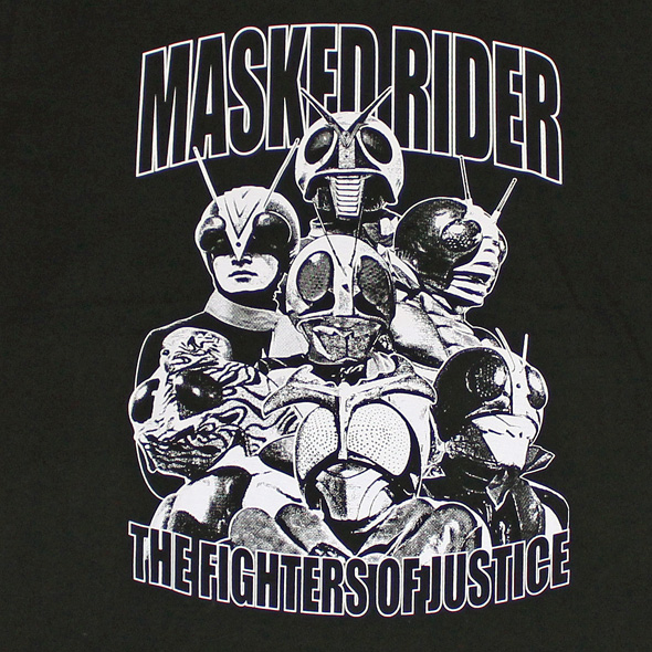 仮面ライダー「7人ライダー」Tシャツ(ブラック)