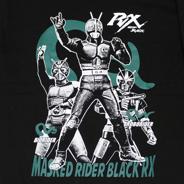 仮面ライダーblack Rx ポーズ Tシャツ ブラック