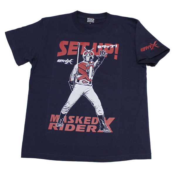 仮面ライダーX（セタップ）Tシャツ(ネイビー)