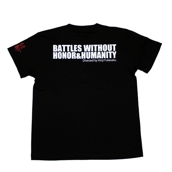 仁義なき戦い(広能昌三フォト）S/S Tシャツ(ブラック)